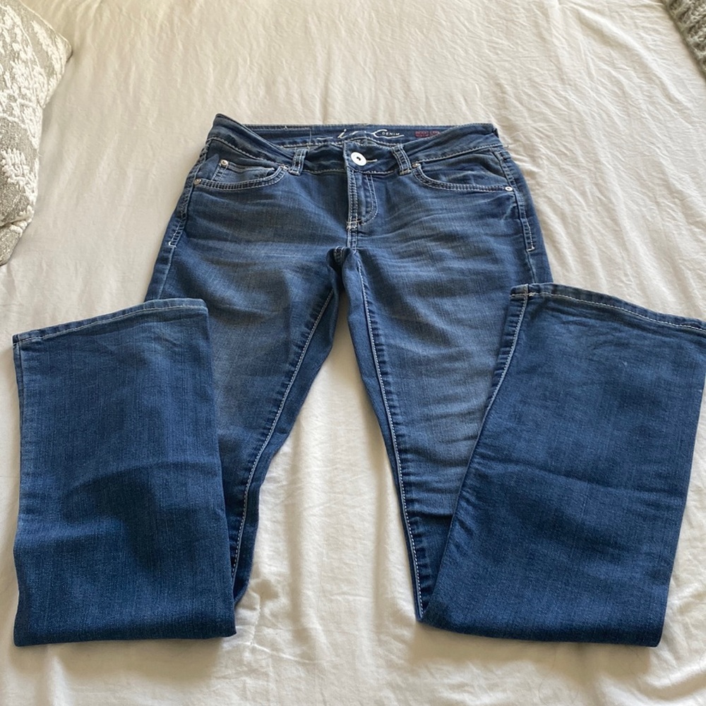 INC Blue Jeans boot leg regular fit size 0